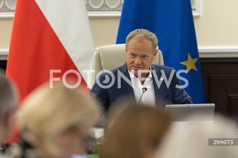  03.06.2025 WARSZAWA<br />
POSIEDZENIE RADY MINISTROW<br />
N/Z PREMIER DONALD TUSK<br />
FOT. ANTONI BYSZEWSKI/FOTONEWS 
