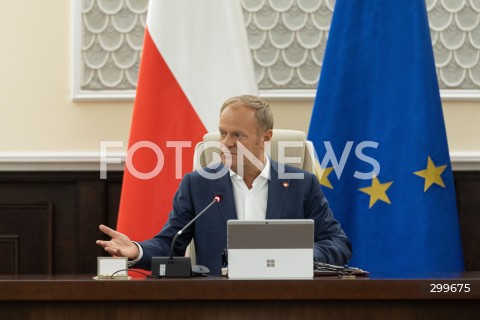  03.06.2025 WARSZAWA<br />
POSIEDZENIE RADY MINISTROW<br />
N/Z PREMIER DONALD TUSK<br />
FOT. ANTONI BYSZEWSKI/FOTONEWS 