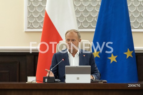  03.06.2025 WARSZAWA<br />
POSIEDZENIE RADY MINISTROW<br />
N/Z PREMIER DONALD TUSK<br />
FOT. ANTONI BYSZEWSKI/FOTONEWS 