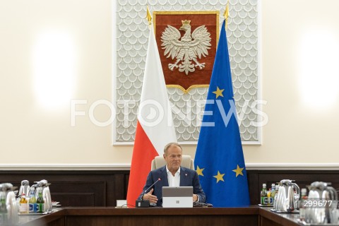  03.06.2025 WARSZAWA<br />
POSIEDZENIE RADY MINISTROW<br />
N/Z PREMIER DONALD TUSK<br />
FOT. ANTONI BYSZEWSKI/FOTONEWS 