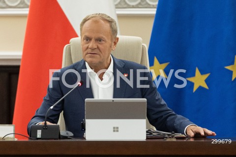  03.06.2025 WARSZAWA<br />
POSIEDZENIE RADY MINISTROW<br />
N/Z PREMIER DONALD TUSK<br />
FOT. ANTONI BYSZEWSKI/FOTONEWS 