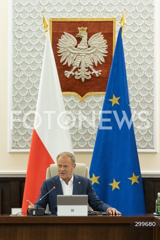  03.06.2025 WARSZAWA<br />
POSIEDZENIE RADY MINISTROW<br />
N/Z PREMIER DONALD TUSK<br />
FOT. ANTONI BYSZEWSKI/FOTONEWS 