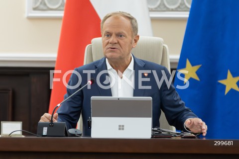  03.06.2025 WARSZAWA<br />
POSIEDZENIE RADY MINISTROW<br />
N/Z PREMIER DONALD TUSK<br />
FOT. ANTONI BYSZEWSKI/FOTONEWS 