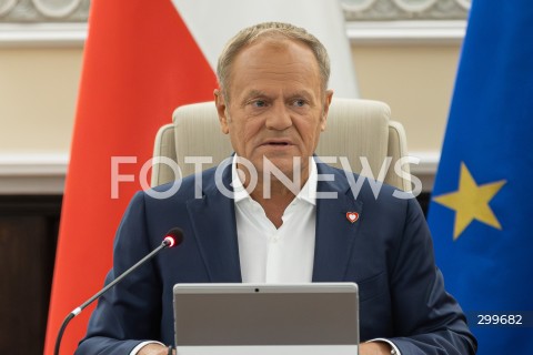  03.06.2025 WARSZAWA<br />
POSIEDZENIE RADY MINISTROW<br />
N/Z PREMIER DONALD TUSK<br />
FOT. ANTONI BYSZEWSKI/FOTONEWS 