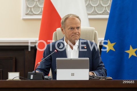  03.06.2025 WARSZAWA<br />
POSIEDZENIE RADY MINISTROW<br />
N/Z PREMIER DONALD TUSK<br />
FOT. ANTONI BYSZEWSKI/FOTONEWS 