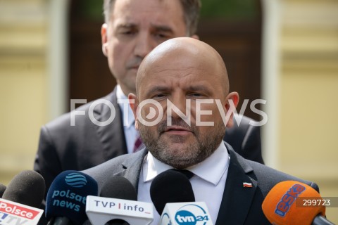  04.06.2025 WARSZAWA<br />
KONFERENCJA PRASOWA ZBIGNIEWA ZIOBRO<br />
N/Z MARIUSZ GOSEK<br />
FOT. MARCIN BANASZKIEWICZ/FOTONEWS  
