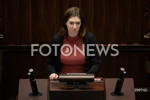  04.06.2025 WARSZAWA<br />
POSIEDZENIE SEJMU RP<br />
N/Z ANNA GEMBICKA<br />
FOT. MARCIN BANASZKIEWICZ/FOTONEWS  