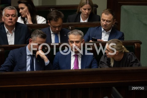  04.06.2025 WARSZAWA<br />
POSIEDZENIE SEJMU RP<br />
N/Z WLADYSLAW KOSINIAK KAMYSZ KRZYSZTOF GAWKOWSKI BARBARA NOWACKA<br />
FOT. MARCIN BANASZKIEWICZ/FOTONEWS  