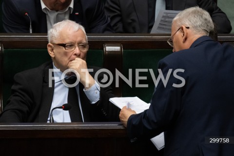  04.06.2025 WARSZAWA<br />
POSIEDZENIE SEJMU RP<br />
N/Z JAROSLAW KACZYNSKI<br />
FOT. MARCIN BANASZKIEWICZ/FOTONEWS  