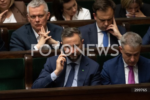  04.06.2025 WARSZAWA<br />
POSIEDZENIE SEJMU RP<br />
N/Z TOMASZ SIEMONIAK WLADYSLAW KOSINIAK KAMYSZ<br />
FOT. MARCIN BANASZKIEWICZ/FOTONEWS  
