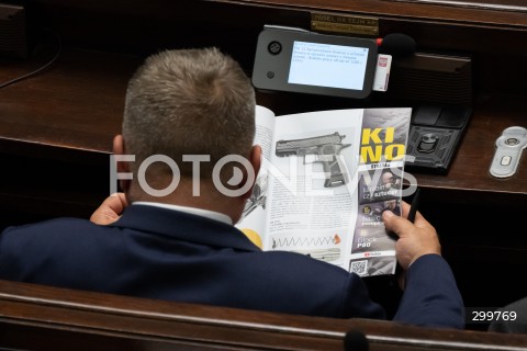  04.06.2025 WARSZAWA<br />
POSIEDZENIE SEJMU RP<br />
N/Z ANDRZEJ TOMASZ ZAPALOWSKI<br />
FOT. MARCIN BANASZKIEWICZ/FOTONEWS  