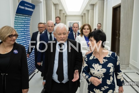  04.06.2025 WARSZAWA<br />
POSIEDZENIE SEJMU RP<br />
N/Z JAROSLAW KACZYNSKI JOANNA BOROWIAK<br />
FOT. MARCIN BANASZKIEWICZ/FOTONEWS  
