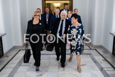  04.06.2025 WARSZAWA<br />
POSIEDZENIE SEJMU RP<br />
N/Z JAROSLAW KACZYNSKI JOANNA BOROWIAK<br />
FOT. MARCIN BANASZKIEWICZ/FOTONEWS  