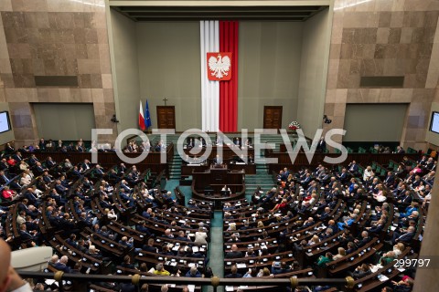  11.06.2025 WARSZAWA<br />
POSIEDZENIE SEJMU W WARSZAWIE<br />
GLOSOWANIE NAD WOTUM ZAUFANIA DLA RZADU<br />
N/Z SALA PLENARNA SEJMU<br />
FOT. ANTONI BYSZEWSKI/FOTONEWS 