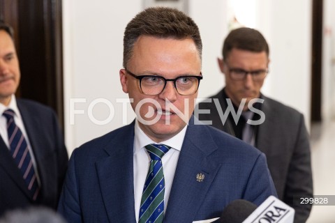  11.06.2025 WARSZAWA<br />
POSIEDZENIE SEJMU W WARSZAWIE<br />
GLOSOWANIE NAD WOTUM ZAUFANIA DLA RZADU<br />
N/Z SZYMON HOLOWNIA<br />
FOT. ANTONI BYSZEWSKI/FOTONEWS 