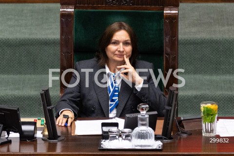  11.06.2025 WARSZAWA<br />
POSIEDZENIE SEJMU W WARSZAWIE<br />
GLOSOWANIE NAD WOTUM ZAUFANIA DLA RZADU<br />
N/Z MONIKA WIELICHOWSKA<br />
FOT. ANTONI BYSZEWSKI/FOTONEWS 