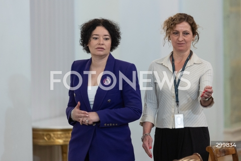  18.06.2025 WARSZAWA<br />
POSIEDZENIE RADY BEZPIECZENSTWA NARODOWEGO W PALACU PREZYDENCKIM W WARSZAWIE<br />
N/Z ANNA MARIA ZUKOWSKA<br />
FOT. ANTONI BYSZEWSKI/FOTONEWS 