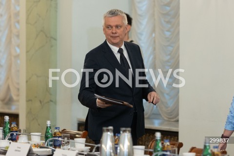  18.06.2025 WARSZAWA<br />
POSIEDZENIE RADY BEZPIECZENSTWA NARODOWEGO W PALACU PREZYDENCKIM W WARSZAWIE<br />
N/Z TOMASZ SIEMONIAK<br />
FOT. ANTONI BYSZEWSKI/FOTONEWS 