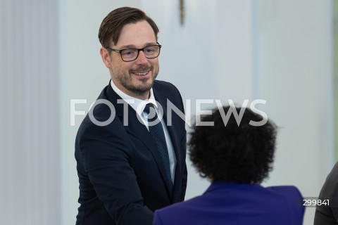  18.06.2025 WARSZAWA<br />
POSIEDZENIE RADY BEZPIECZENSTWA NARODOWEGO W PALACU PREZYDENCKIM W WARSZAWIE<br />
N/Z JAKUB JAWOROWSKI<br />
FOT. ANTONI BYSZEWSKI/FOTONEWS 