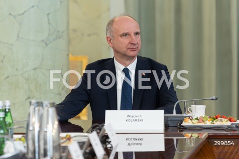  18.06.2025 WARSZAWA<br />
POSIEDZENIE RADY BEZPIECZENSTWA NARODOWEGO W PALACU PREZYDENCKIM W WARSZAWIE<br />
N/Z WOJCIECH KOLARSKI<br />
FOT. ANTONI BYSZEWSKI/FOTONEWS 