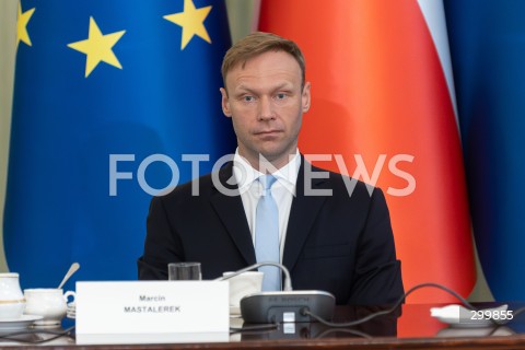  18.06.2025 WARSZAWA<br />
POSIEDZENIE RADY BEZPIECZENSTWA NARODOWEGO W PALACU PREZYDENCKIM W WARSZAWIE<br />
N/Z MARCIN MASTALEREK<br />
FOT. ANTONI BYSZEWSKI/FOTONEWS 