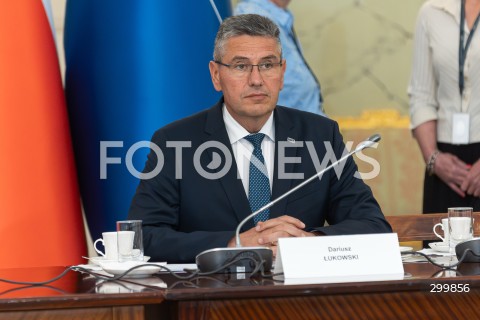  18.06.2025 WARSZAWA<br />
POSIEDZENIE RADY BEZPIECZENSTWA NARODOWEGO W PALACU PREZYDENCKIM W WARSZAWIE<br />
N/Z DARIUSZ LUKOWSKI<br />
FOT. ANTONI BYSZEWSKI/FOTONEWS 