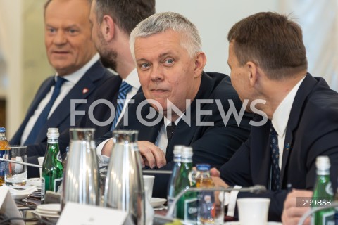 18.06.2025 WARSZAWA<br />
POSIEDZENIE RADY BEZPIECZENSTWA NARODOWEGO W PALACU PREZYDENCKIM W WARSZAWIE<br />
N/Z TOMASZ SIEMONIAK<br />
FOT. ANTONI BYSZEWSKI/FOTONEWS 