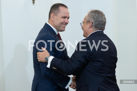  18.06.2025 WARSZAWA<br />
POSIEDZENIE RADY BEZPIECZENSTWA NARODOWEGO W PALACU PREZYDENCKIM W WARSZAWIE<br />
N/Z KAROL NAWROCKI MAREK JAKUBIAK<br />
FOT. ANTONI BYSZEWSKI/FOTONEWS 