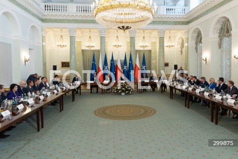  18.06.2025 WARSZAWA<br />
POSIEDZENIE RADY BEZPIECZENSTWA NARODOWEGO W PALACU PREZYDENCKIM W WARSZAWIE<br />
N/Z POSIEDZENIE RADY SALA KOLUMNOWA<br />
FOT. ANTONI BYSZEWSKI/FOTONEWS 