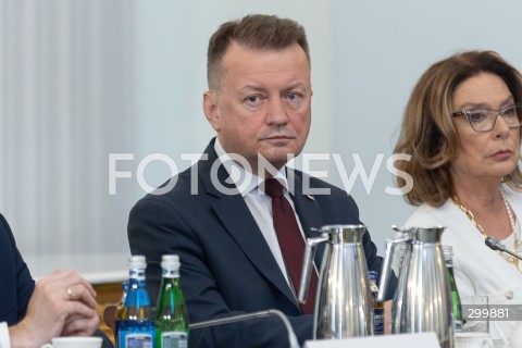  18.06.2025 WARSZAWA<br />
POSIEDZENIE RADY BEZPIECZENSTWA NARODOWEGO W PALACU PREZYDENCKIM W WARSZAWIE<br />
N/Z MARIUSZ BLASZCZAK<br />
FOT. ANTONI BYSZEWSKI/FOTONEWS 