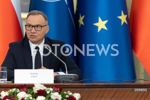  18.06.2025 WARSZAWA<br />
POSIEDZENIE RADY BEZPIECZENSTWA NARODOWEGO W PALACU PREZYDENCKIM W WARSZAWIE<br />
N/Z PREZYDENT ANDRZEJ DUDA<br />
FOT. ANTONI BYSZEWSKI/FOTONEWS 