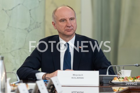  18.06.2025 WARSZAWA<br />
POSIEDZENIE RADY BEZPIECZENSTWA NARODOWEGO W PALACU PREZYDENCKIM W WARSZAWIE<br />
N/Z WOJCIECH KOLARSKI<br />
FOT. ANTONI BYSZEWSKI/FOTONEWS 