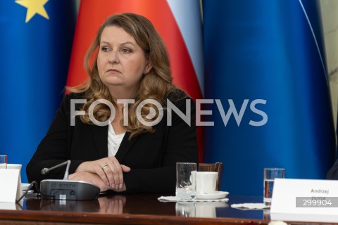  18.06.2025 WARSZAWA<br />
POSIEDZENIE RADY BEZPIECZENSTWA NARODOWEGO W PALACU PREZYDENCKIM W WARSZAWIE<br />
N/Z MALGORZATA PAPROCKA<br />
FOT. ANTONI BYSZEWSKI/FOTONEWS 