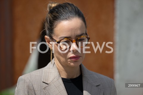  20.06.2025 WARSZAWA<br />
KONFERENCJA PRASOWA SZYMONA HOLOWNI<br />
N/Z ALEKSANDRA LEO<br />
FOT. MARCIN BANASZKIEWICZ/FOTONEWS  