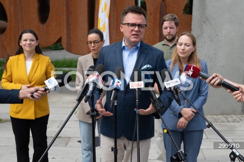  20.06.2025 WARSZAWA<br />
KONFERENCJA PRASOWA SZYMONA HOLOWNI<br />
N/Z SZYMON HOLOWNIA<br />
FOT. MARCIN BANASZKIEWICZ/FOTONEWS  