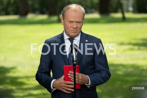  20.06.2025 WARSZAWA<br />
KONFERENCJA PRASOWA PREMIERA DONALDA TUSKA<br />
N/Z PREMIER DONALD TUSK<br />
FOT. MARCIN BANASZKIEWICZ/FOTONEWS  