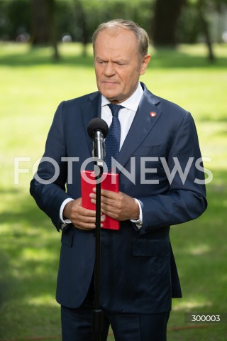  20.06.2025 WARSZAWA<br />
KONFERENCJA PRASOWA PREMIERA DONALDA TUSKA<br />
N/Z PREMIER DONALD TUSK<br />
FOT. MARCIN BANASZKIEWICZ/FOTONEWS  