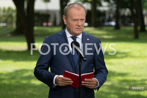  20.06.2025 WARSZAWA<br />
KONFERENCJA PRASOWA PREMIERA DONALDA TUSKA<br />
N/Z PREMIER DONALD TUSK<br />
FOT. MARCIN BANASZKIEWICZ/FOTONEWS  