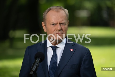  20.06.2025 WARSZAWA<br />
KONFERENCJA PRASOWA PREMIERA DONALDA TUSKA<br />
N/Z PREMIER DONALD TUSK<br />
FOT. MARCIN BANASZKIEWICZ/FOTONEWS  