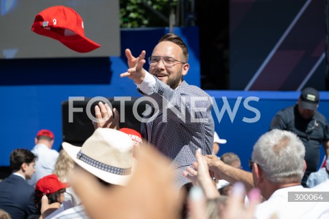  22.06.2025 PULTUSK<br />
WYGRALA POLSKA<br />
WIEC KAROLA NAWROCKIEGO<br />
N/Z CZAPKA NAWROCKI 2025<br />
FOT. MARCIN BANASZKIEWICZ/FOTONEWS  