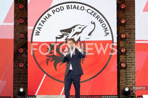  22.06.2025 PULTUSK<br />
WYGRALA POLSKA<br />
WIEC KAROLA NAWROCKIEGO<br />
N/Z RAFAL BOCHENEK<br />
FOT. MARCIN BANASZKIEWICZ/FOTONEWS  