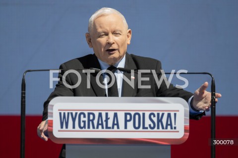  22.06.2025 PULTUSK<br />
WYGRALA POLSKA<br />
WIEC KAROLA NAWROCKIEGO<br />
N/Z JAROSLAW KACZYNSKI<br />
FOT. MARCIN BANASZKIEWICZ/FOTONEWS  