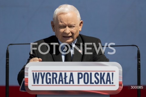  22.06.2025 PULTUSK<br />
WYGRALA POLSKA<br />
WIEC KAROLA NAWROCKIEGO<br />
N/Z JAROSLAW KACZYNSKI<br />
FOT. MARCIN BANASZKIEWICZ/FOTONEWS  