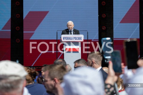  22.06.2025 PULTUSK<br />
WYGRALA POLSKA<br />
WIEC KAROLA NAWROCKIEGO<br />
N/Z JAROSLAW KACZYNSKI<br />
FOT. MARCIN BANASZKIEWICZ/FOTONEWS  