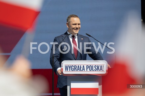  22.06.2025 PULTUSK<br />
WYGRALA POLSKA<br />
WIEC KAROLA NAWROCKIEGO<br />
N/Z KAROL NAWROCKI<br />
FOT. MARCIN BANASZKIEWICZ/FOTONEWS  