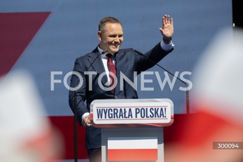  22.06.2025 PULTUSK<br />
WYGRALA POLSKA<br />
WIEC KAROLA NAWROCKIEGO<br />
N/Z KAROL NAWROCKI<br />
FOT. MARCIN BANASZKIEWICZ/FOTONEWS  