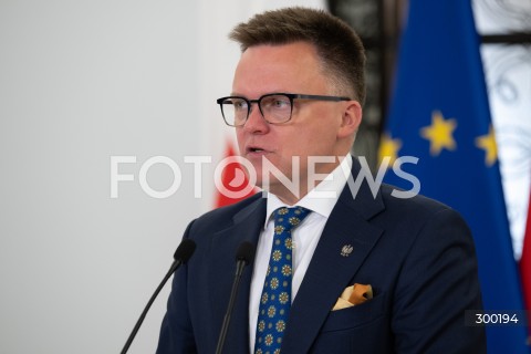  24.06.2025 WARSZAWA<br />
POSIEDZENIE SEJMU RP<br />
N/Z MARSZALEK SZYMON HOLOWNIA<br />
FOT. MARCIN BANASZKIEWICZ/FOTONEWS  