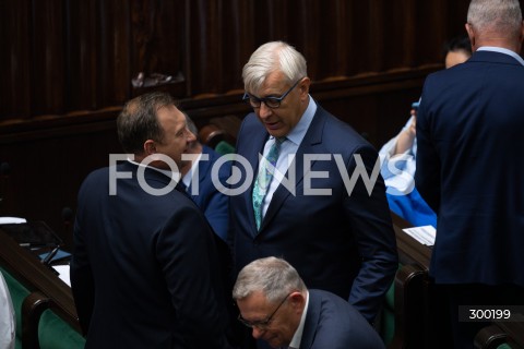  24.06.2025 WARSZAWA<br />
POSIEDZENIE SEJMU RP<br />
N/Z TOMASZ TRELA ROMAN GIERTYCH<br />
FOT. MARCIN BANASZKIEWICZ/FOTONEWS  