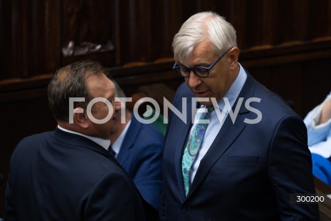  24.06.2025 WARSZAWA<br />
POSIEDZENIE SEJMU RP<br />
N/Z TOMASZ TRELA ROMAN GIERTYCH<br />
FOT. MARCIN BANASZKIEWICZ/FOTONEWS  