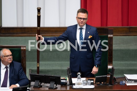  24.06.2025 WARSZAWA<br />
POSIEDZENIE SEJMU RP<br />
N/Z MARSZALEK SZYMON HOLOWNIA<br />
FOT. MARCIN BANASZKIEWICZ/FOTONEWS  